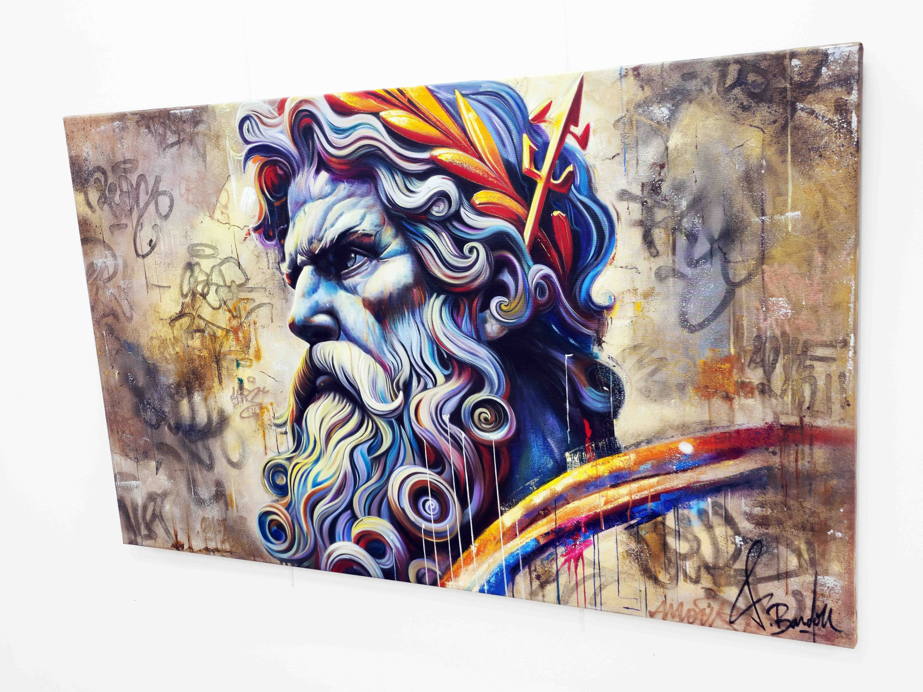 Vincent Bardou, Zeus Street Art, peinture - Galerie de vente et d’achat d’art contemporain en ligne Artalistic