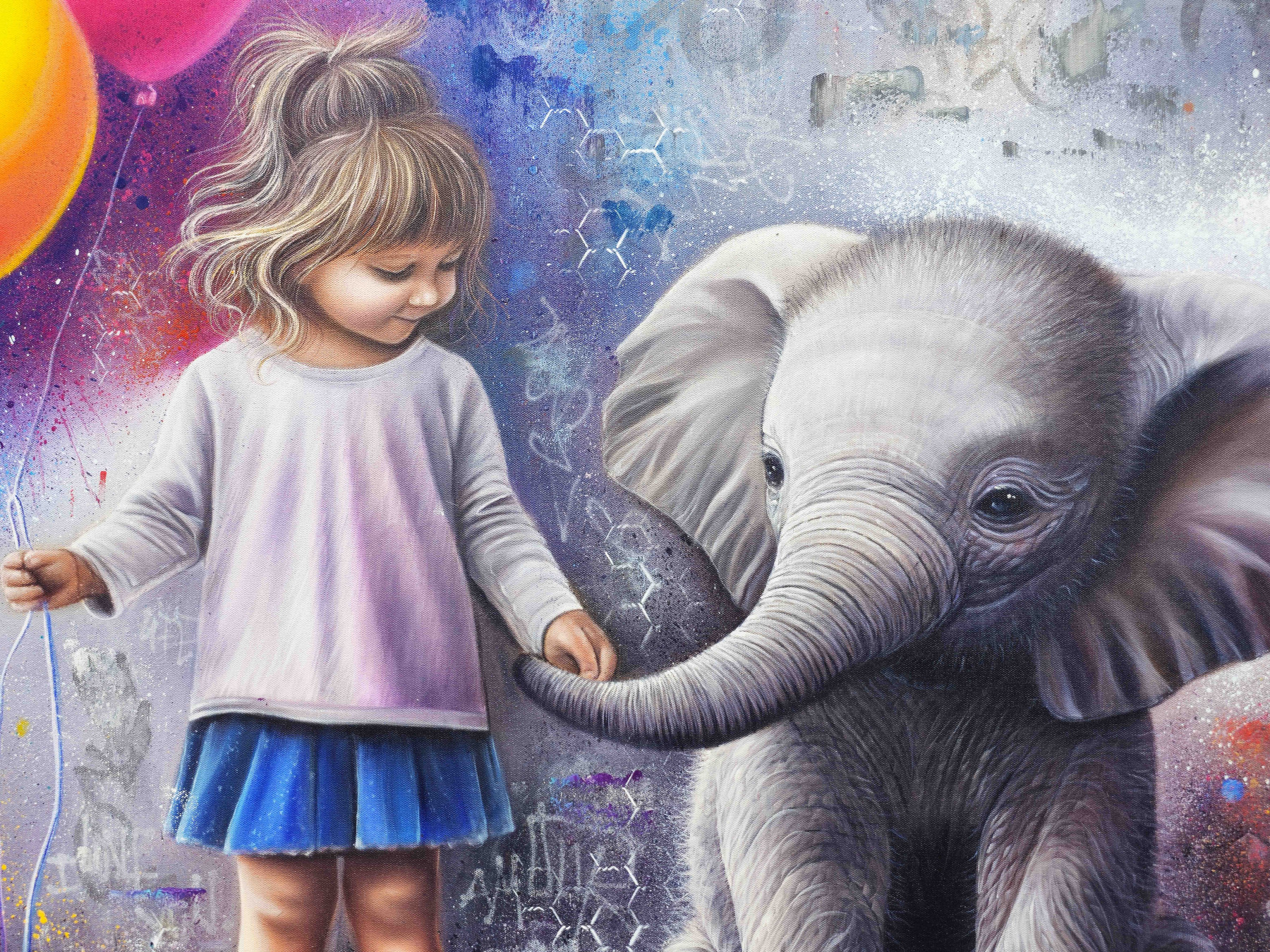 Vincent Bardou, Un monde à deux, peinture - Galerie de vente et d’achat d’art contemporain en ligne Artalistic