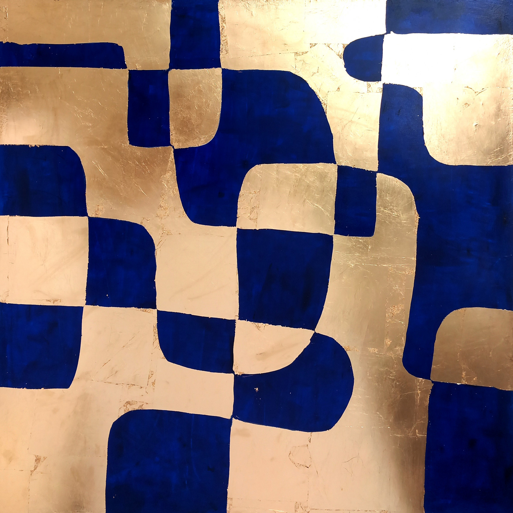 Thierry Brusquet, Blue moon, peinture - Galerie de vente et d’achat d’art contemporain en ligne Artalistic