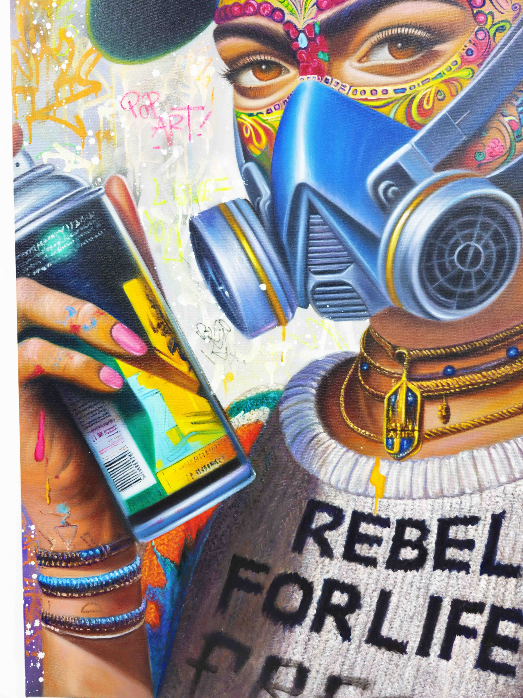 Vincent Bardou, Frida Kahlo, peinture - Galerie de vente et d’achat d’art contemporain en ligne Artalistic