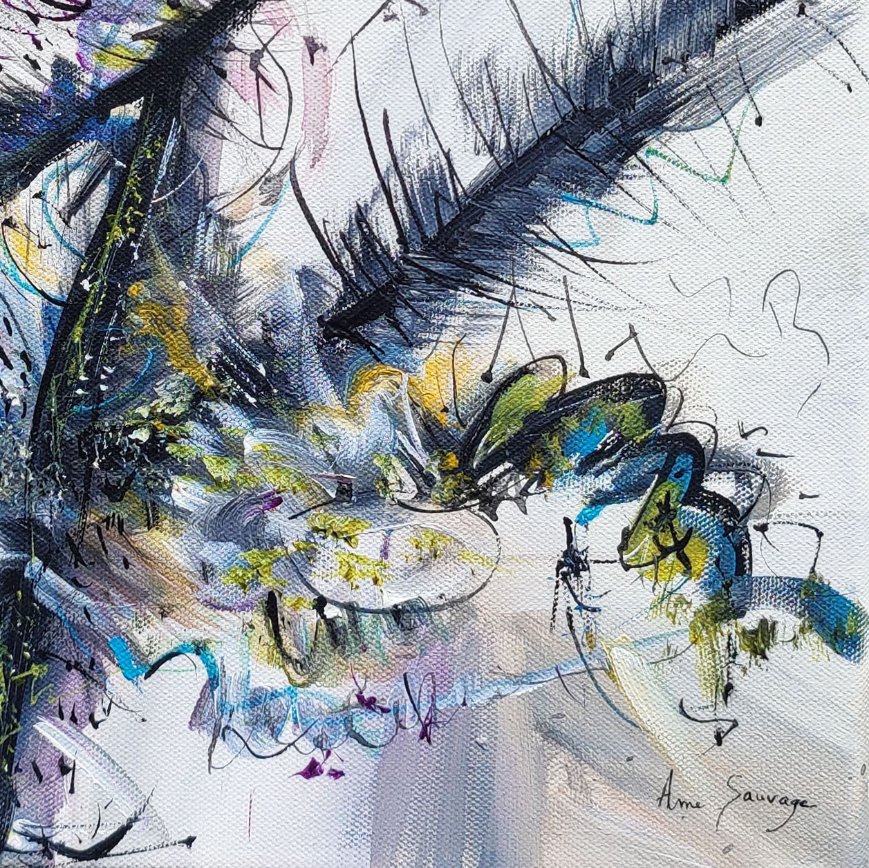 Âme Sauvage, Tourbillons, peinture - Galerie de vente et d’achat d’art contemporain en ligne Artalistic