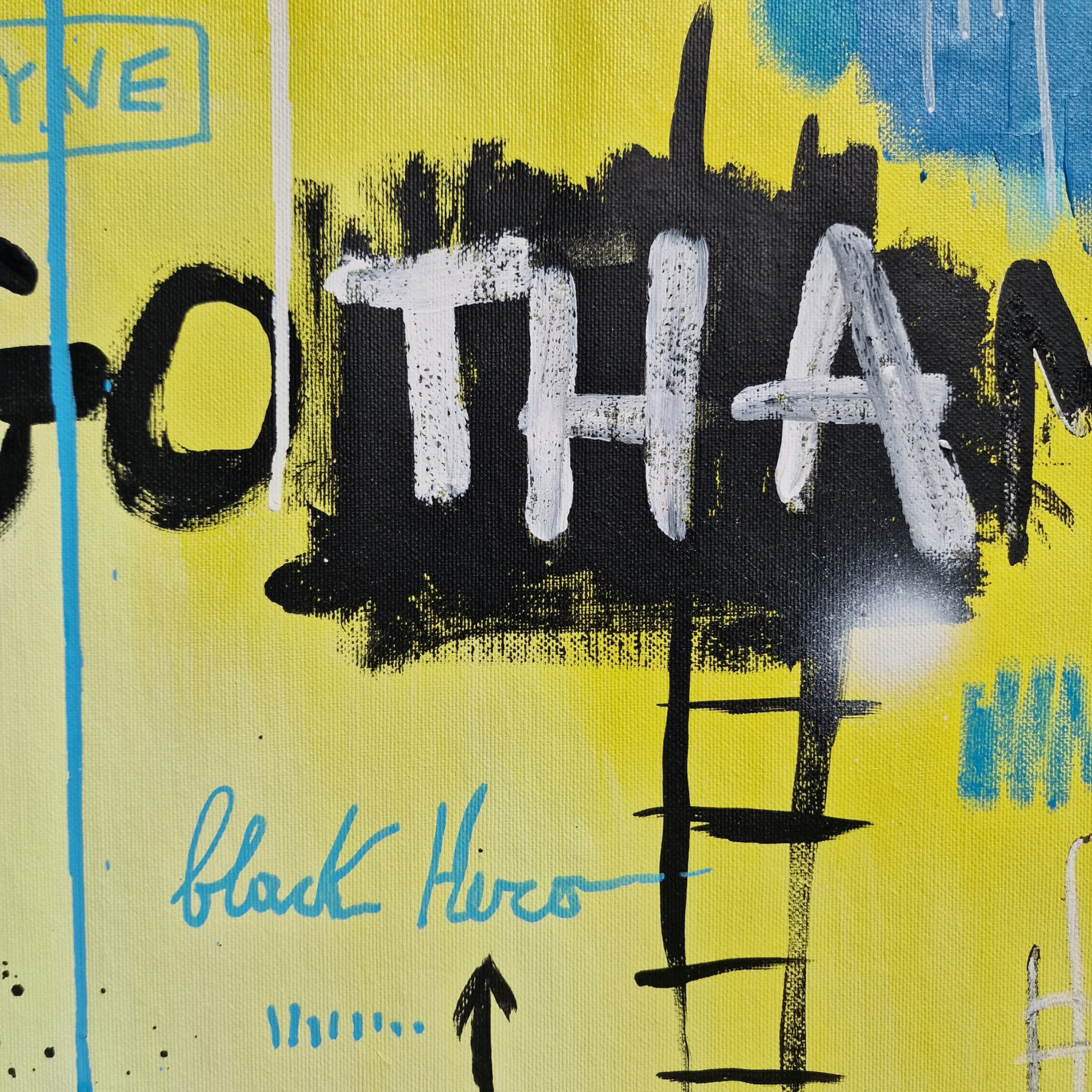 Piriongo, Black hero, peinture - Galerie de vente et d’achat d’art contemporain en ligne Artalistic