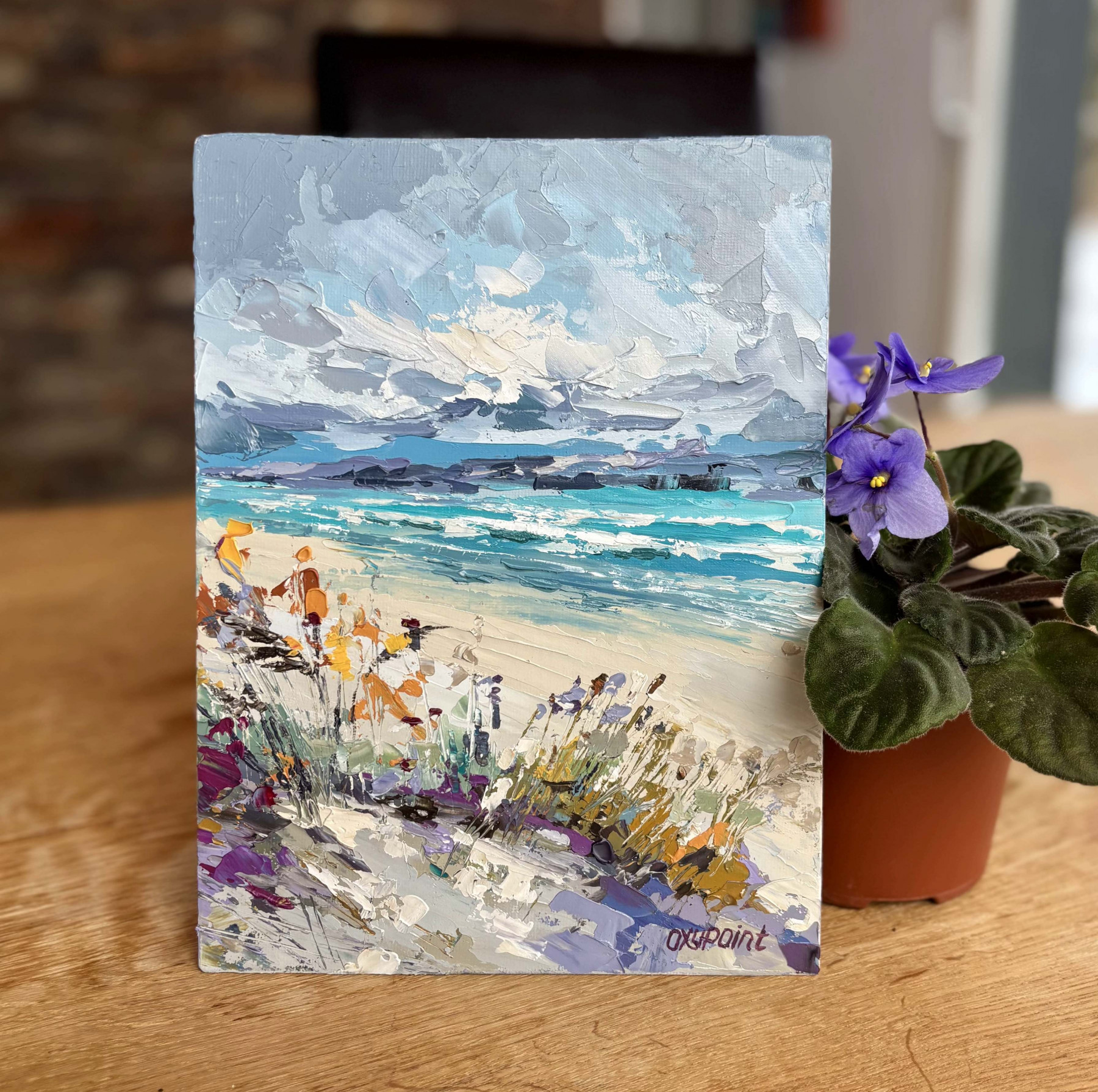 Oxypoint, Wild coast, peinture - Galerie de vente et d’achat d’art contemporain en ligne Artalistic