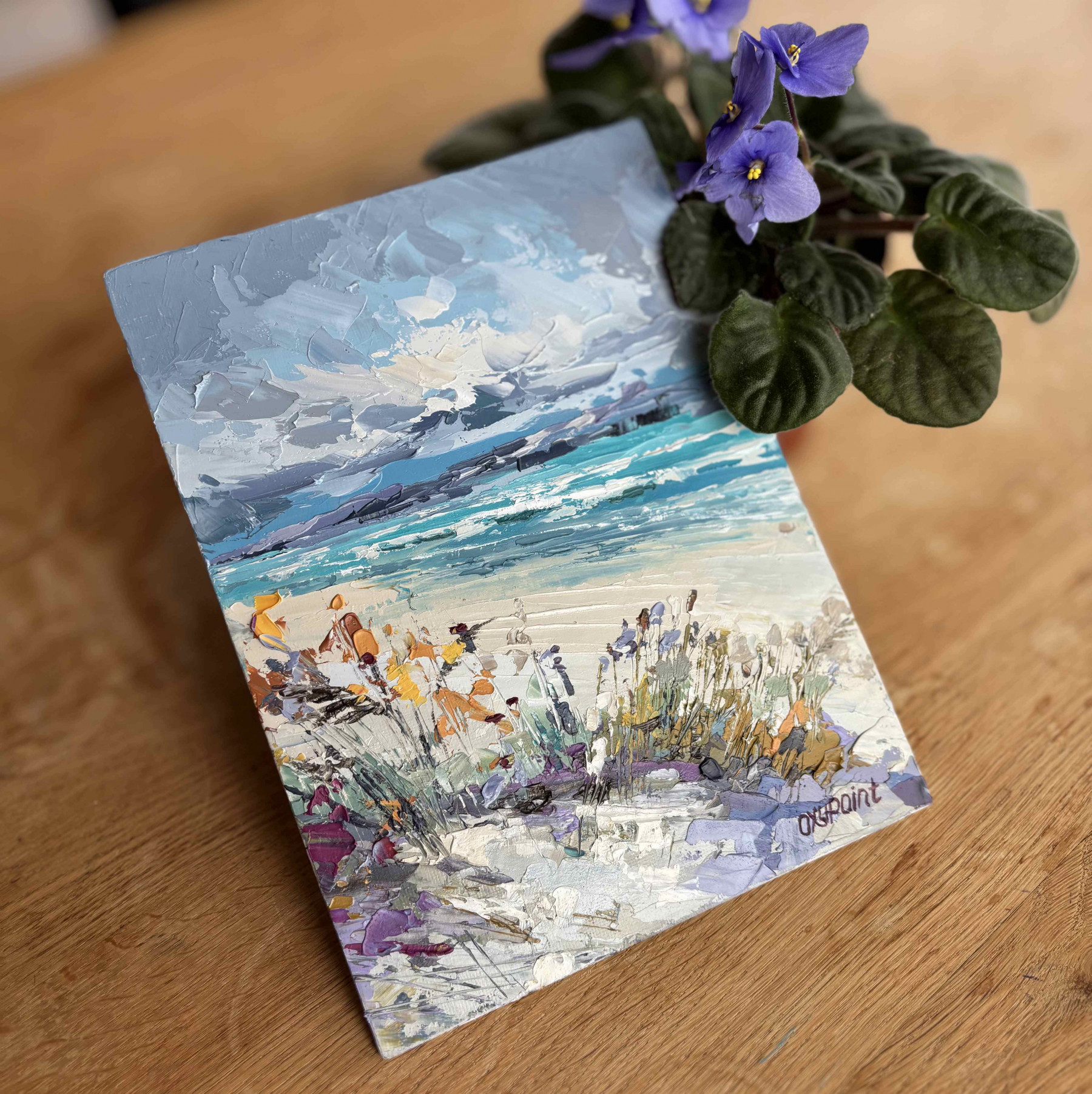 Oxypoint, Wild coast, peinture - Galerie de vente et d’achat d’art contemporain en ligne Artalistic