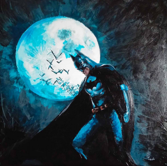 Batman et la lune