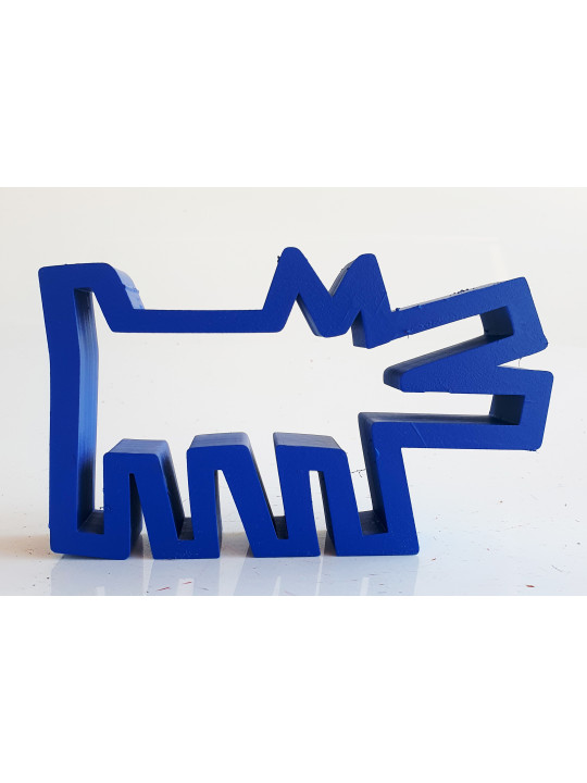 Mini chien Haring bleu