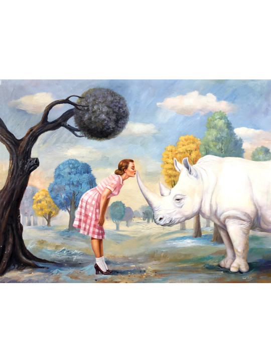 Alice et le Rhinocéros Blanc