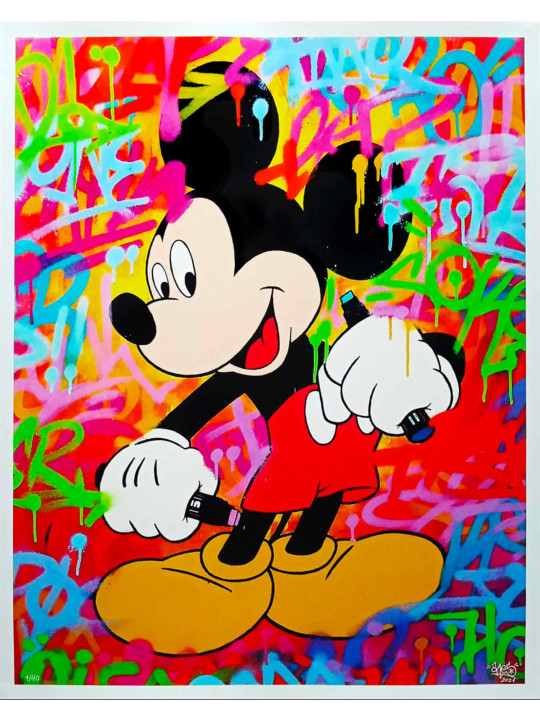 Mickey graffiti writer