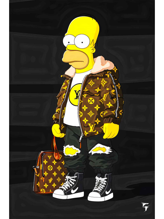 Homer Simpson: The High-Fashion Traveller