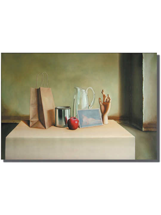 Hand and Apple