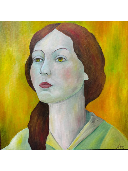 Portrait in Green Light
