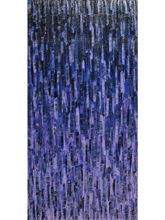 Matrice bleue lila