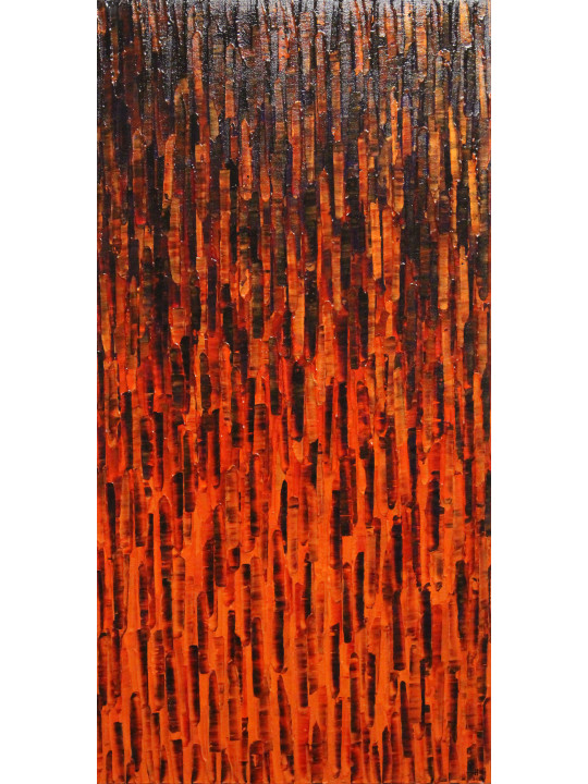 Matrice orange rouge
