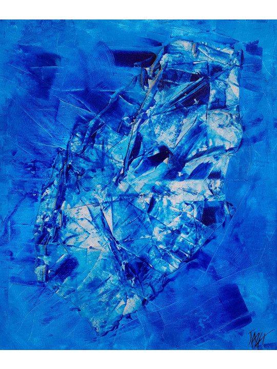 Deep blue crystal