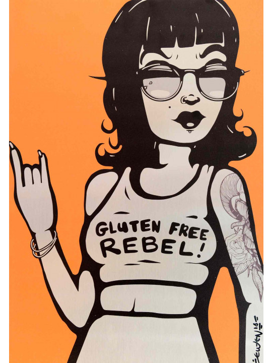 Gluten Free Rebel (Unique Gold / Silver version)