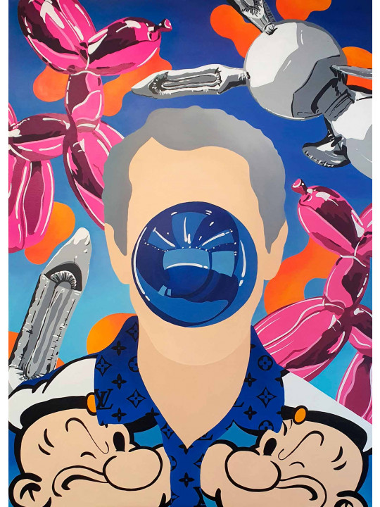 Faces and symbols - Jeff Koons