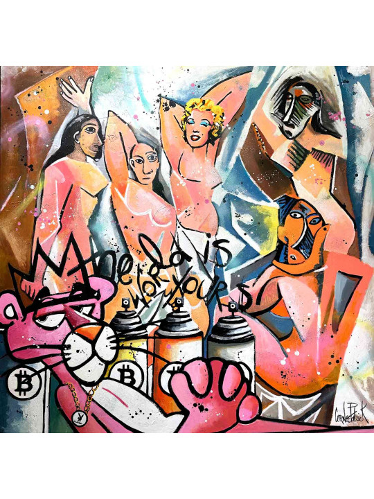 La Panthère rose est amoureuse des demoiselles d'Avignon