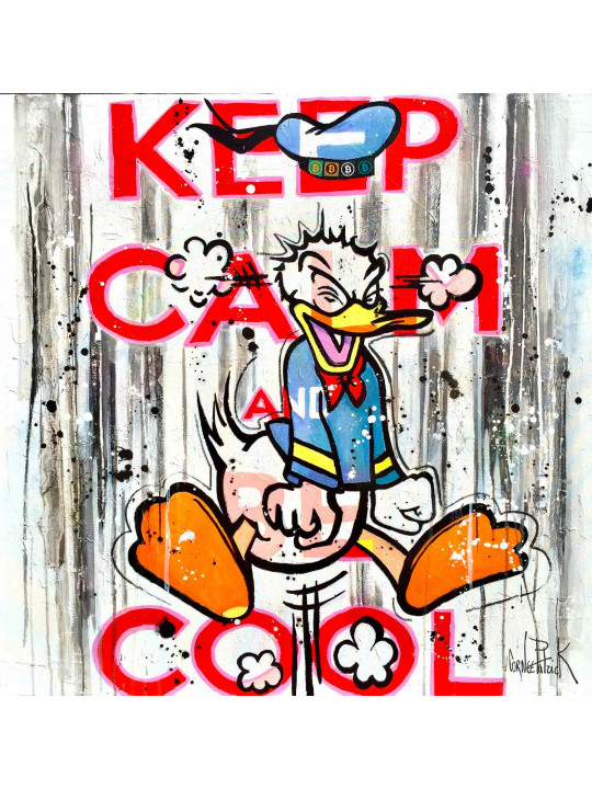 Donald Duck, keep calm and be cool
