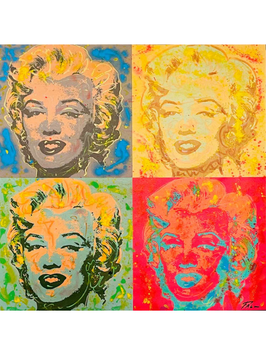 Four Warhol Marilyn