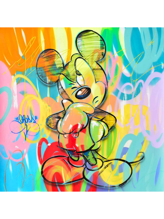 Mickey thinks