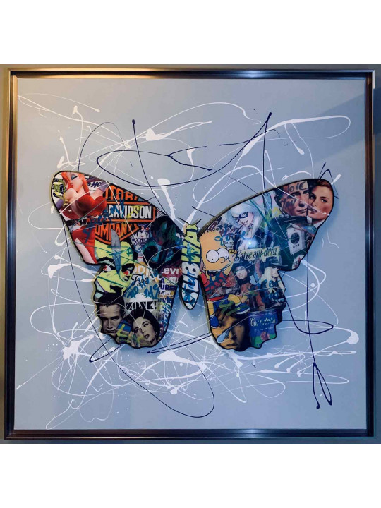 Butterfly Pop Art
