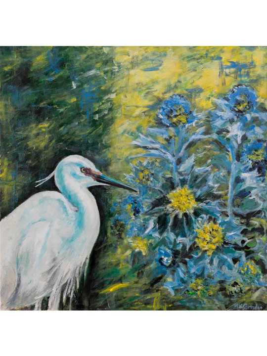 L'oiseau blanc - Série animal et botanique