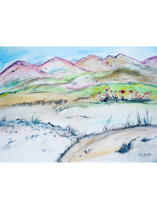 Les montagnes roses