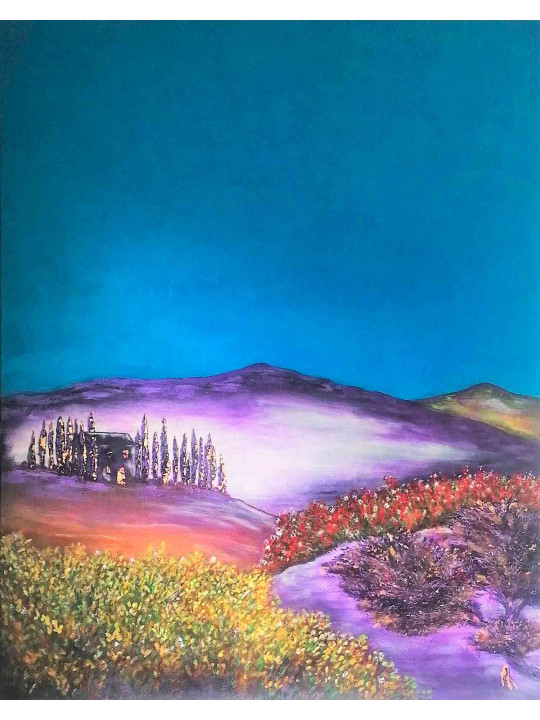 Bleu comme le ciel de Toscane