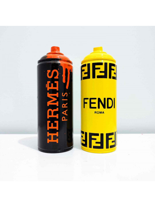 Hermès & Fendi Spraypaints
