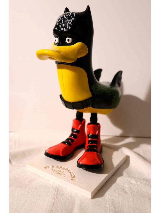 Stozland© the BatDuck with orange shoes
