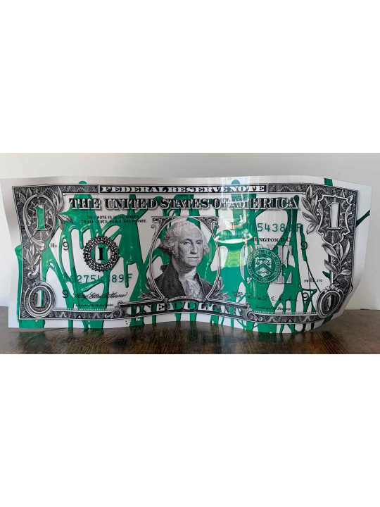 One dollar flow green