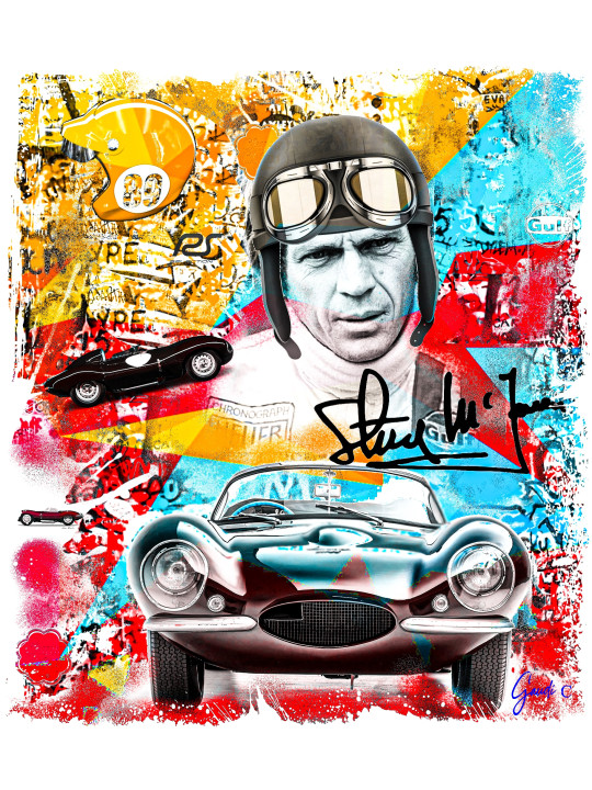 Steve McQueen jaguar car passion