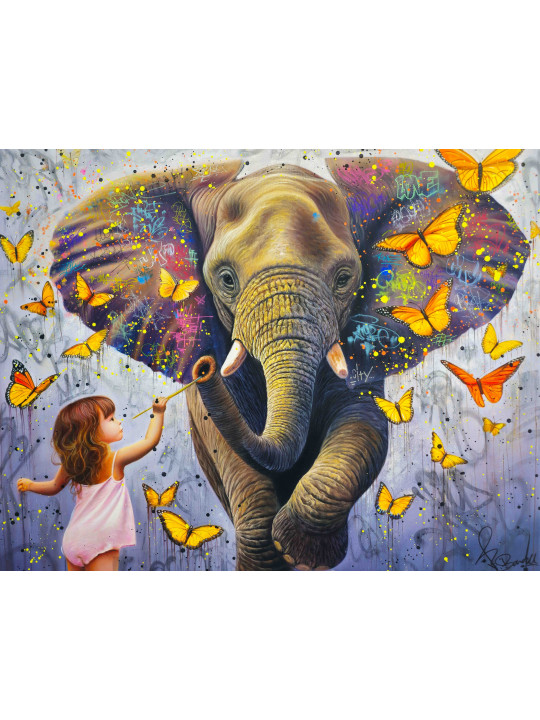 L'Éléphant aux Papillons