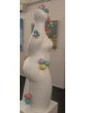 Mouna Ben Ahmed, Bubble lady, sculpture - Galerie de vente et d’achat d’art contemporain en ligne Artalistic