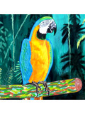 Pascal Poutchnine, L'art rassemble dans la jungle, peinture - Galerie de vente et d’achat d’art contemporain en ligne Artalistic