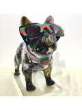 Patrick Cornée, My French Bulldog is happy, sculpture - Galerie de vente et d’achat d’art contemporain en ligne Artalistic