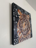 SB, Tiger, peinture - Galerie de vente et d’achat d’art contemporain en ligne Artalistic
