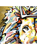 Patrick Cornée, Lion royal, peinture - Galerie de vente et d’achat d’art contemporain en ligne Artalistic