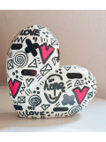 Mr.Hope, Big heart Hope, sculpture - Galerie de vente et d’achat d’art contemporain en ligne Artalistic