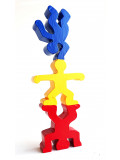PyB, Totem acrobate Haring, sculpture - Galerie de vente et d’achat d’art contemporain en ligne Artalistic