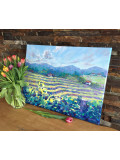 Oxypoint, The vineyards of Haloze, peinture - Galerie de vente et d’achat d’art contemporain en ligne Artalistic