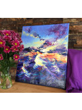 Oxypoint, The Sun is Setting, peinture - Galerie de vente et d’achat d’art contemporain en ligne Artalistic