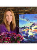 Oxypoint, The Sun is Setting, peinture - Galerie de vente et d’achat d’art contemporain en ligne Artalistic