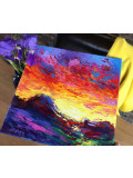Oxypoint, Blazing Sky, peinture - Galerie de vente et d’achat d’art contemporain en ligne Artalistic