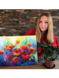 Oxypoint, Poppies, peinture - Galerie de vente et d’achat d’art contemporain en ligne Artalistic