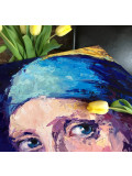Oxypoint, Girl with a Pearl Earring, peinture - Galerie de vente et d’achat d’art contemporain en ligne Artalistic
