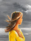 Marie-Laure Souq, Un matin à marée basse, peinture - Galerie de vente et d’achat d’art contemporain en ligne Artalistic