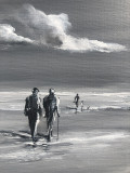 Marie-Laure Souq, Un matin à marée basse, peinture - Galerie de vente et d’achat d’art contemporain en ligne Artalistic