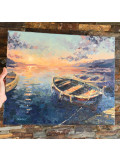 Oxypoint, A moment of peace at sunset, peinture - Galerie de vente et d’achat d’art contemporain en ligne Artalistic