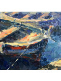 Oxypoint, A moment of peace at sunset, peinture - Galerie de vente et d’achat d’art contemporain en ligne Artalistic